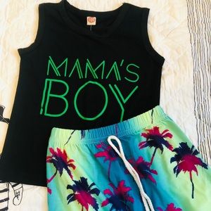 Mama boys beach outfit